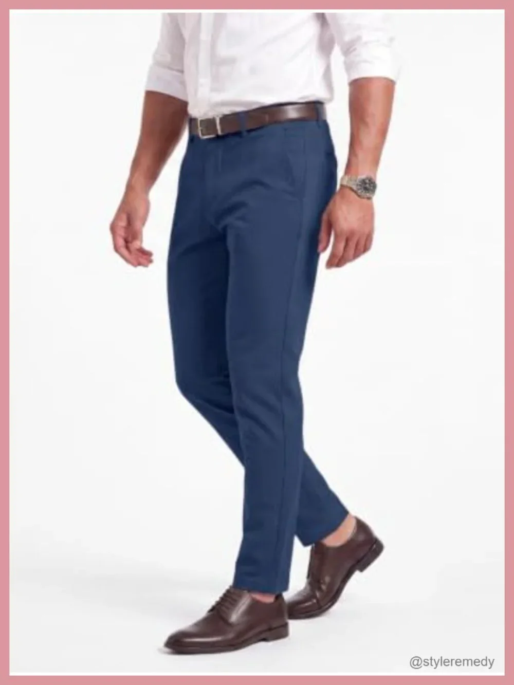 Men's Skinny Dress Pants Stretch Slim Fit Tapered Flat Front Business Casual
